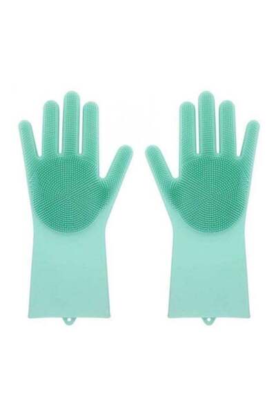 Generic Pair Of Magic Cleaning Gloves Green