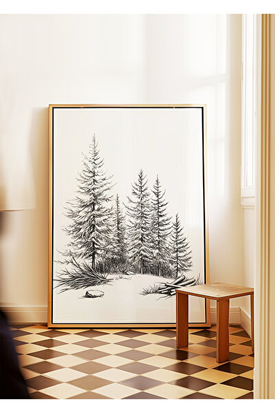 ARTHOUSECOLLECTIVE Silent Forest - Landscape Poster Collection - Unframed Pos...
