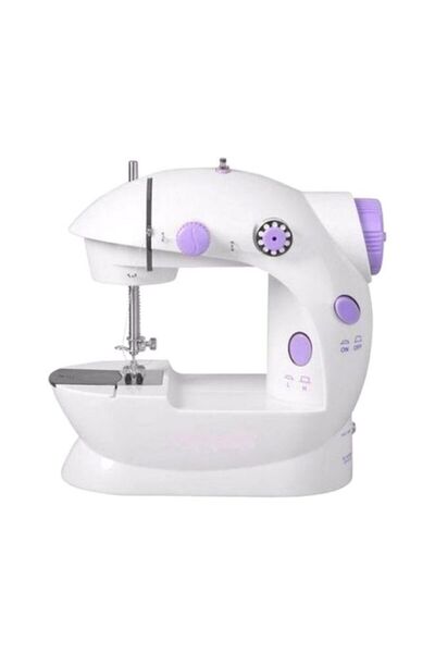 Generic Portable Sewing Machine White/Purple