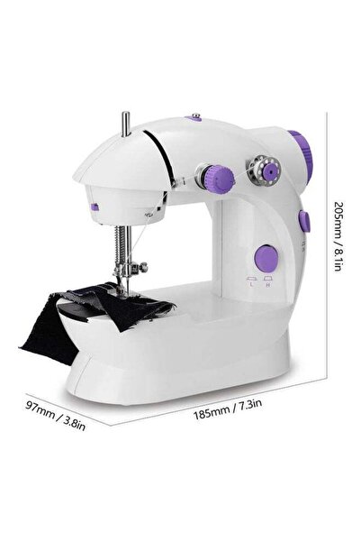 Generic ماكينة خياطة كهربائية صغيرة NC-H1725 أبيض/بنفسجي