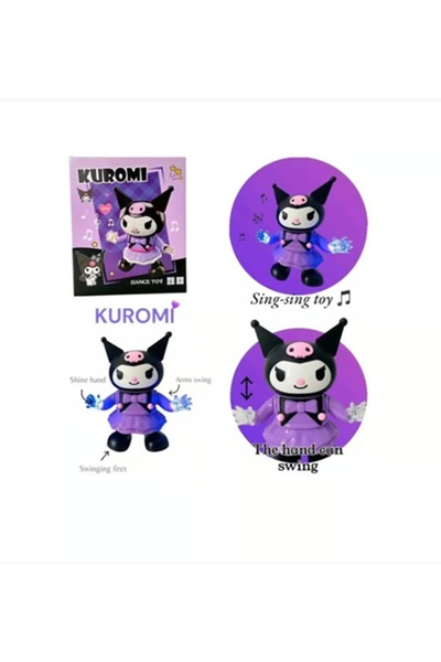 Digermak DANS EDEN IŞIKLI MÜZİKLİ HAREKETLİ KUROMİ BEBEK