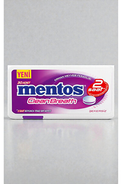 Mentos Clean Breath Orman Meyve Aromalı 30'lu