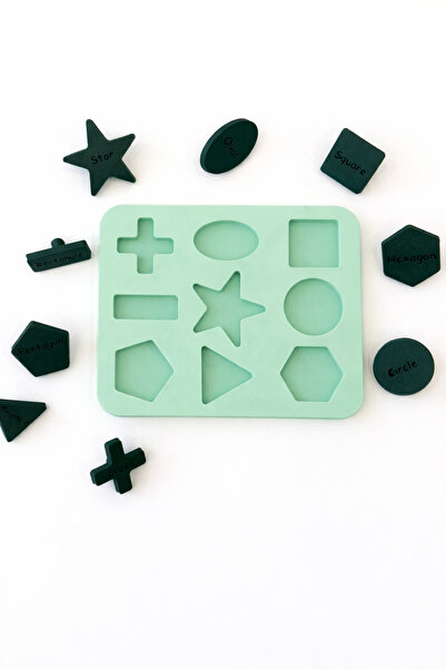 LİYA3D Montessori Geometric Shape Matching Puzzle – 3D Printing Educational T...