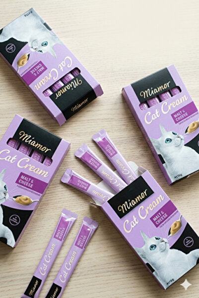 Miamor Cream Malt-Peynir Kedi Ödülü 4 Adet 6X15 G