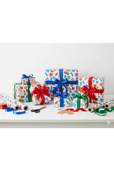 Aivor Hediyelik Desenli Pelur Kağıdı, Paketleme Kağıdı, 50x70 Cm 10'lu