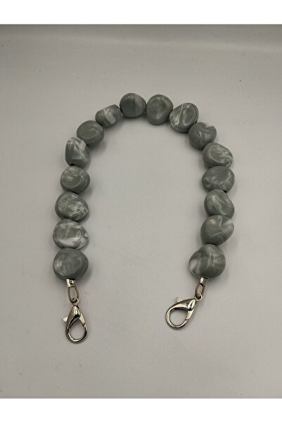 Zeyora 46 cm Acrylic Beaded Bag Handle, Leather Bag Handle, Bag Accessory