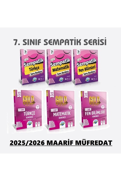 Ünlüler Karması 7. SINIF SEMPATİK TÜRKÇE MATEMATİK FEN BİLİMLERİ SORU BANKASI...