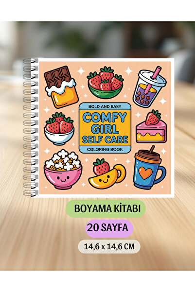 VORACRAFT Boyama Kitabı, Comfy Girl Coloring Book KU0029