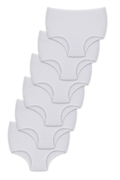 KoNFoRX Women's Panties High Waist 6 Pack - Everyday Use, Cotton, Underwear D...