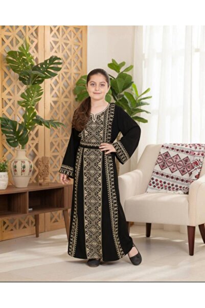 Lyaly aljlabyh "Zahrat al-Madain" children's dress, a Palestinian children's ...