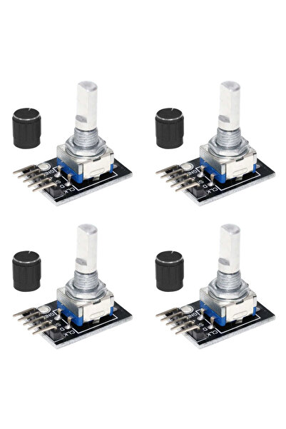 Choice3 4 قطع - 1-8 قطع وحدة تشفير دوارة KY-040 بزاوية 360 درجة مع غطاء مقبض،...