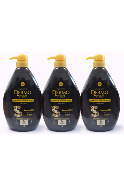 Dermomed Săpun lichid cremă pentru mâini cu argan – 3 x 1 L