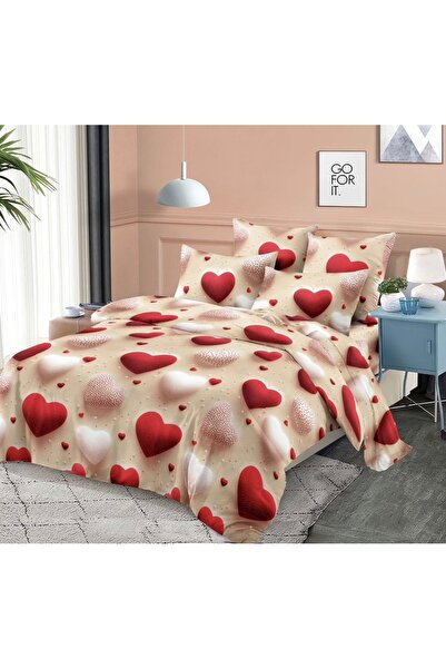 Sky Home Finet Single Bed Linen - 4 Pieces, 140x200 cm, Fitted Sheet