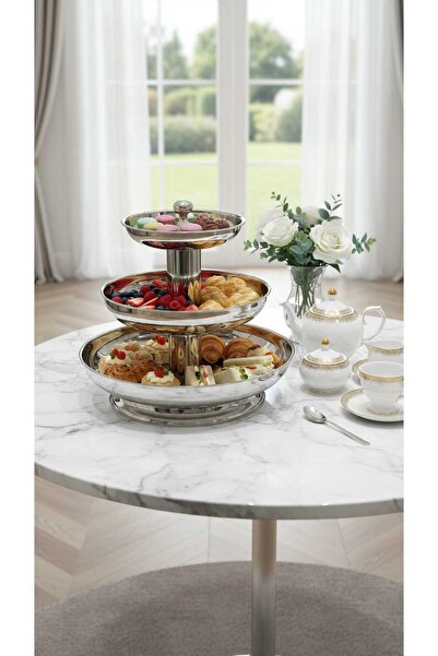 Generic Multi-tiered dessert and fruit stand for serving and organization, 45...