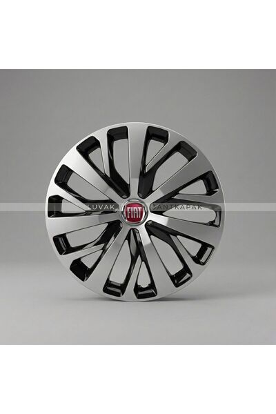 JANT Fiat Marea Uyumlu JantKapağı - 14 İnç - 1 Takım (4 adet) - Çelik görünümlü