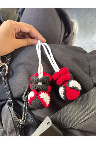 Gonulella 2-Piece Spider-Man Bag Charm Ornament Amigurumi Friend Lover Gift
