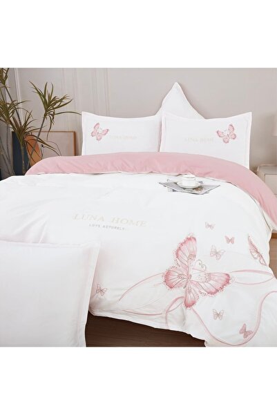 LUNA HOME Finet Bed Linen 6 Pieces - 180x200 cm, Fitted Sheet