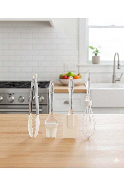 Roomlyne 4-Piece Silicone Baking & Cooking Tool Set