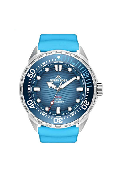 North Edge TRITON diving watch, Solar Powered, Quartz, stainless steel case, ...