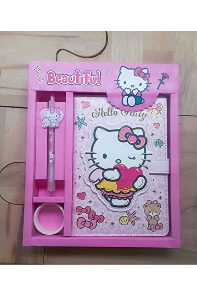 ZETCONCEPT Set de bandă pentru pix pentru caiet Sanrio Hello Kitty-Nr:4 Un ca...