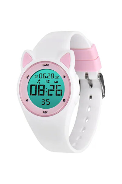 OEM Ceas inteligent pentru copii, pedometru, cronometru de distanță, alb