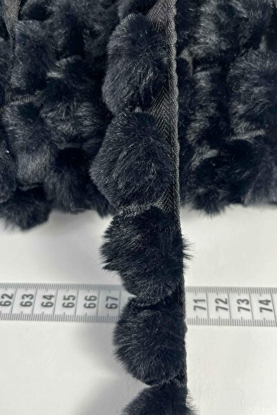 Hobigram Crno zečje pero Pliš traka – Mekane teksture ukrasni rubni ornament ...