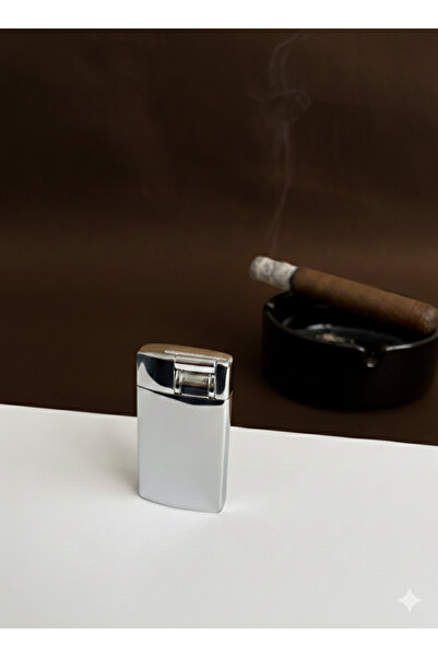 Hunter Klasik Metal Gazlı Çakmak – Şık Tasarımlı Yeniden Doldurulabilir Çakmak