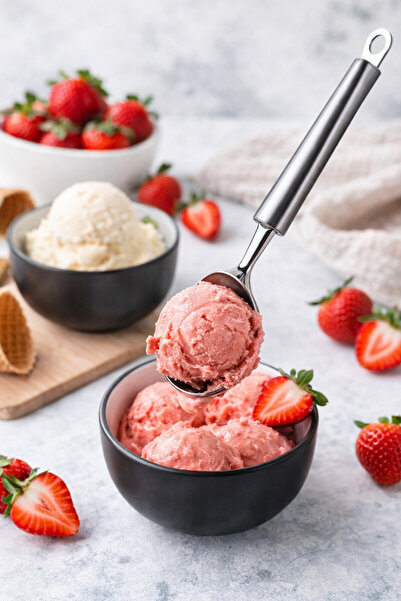 Homerest Paslanmaz Çelik Dondurma ve Helva Kaşığı, Lüks Pinterest Dondurma ve...