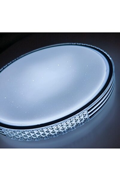 LEDAY Sıva Üstü Led Panel 45W Dekoratif Armatür Kristal(Beyaz Işık 6500K)