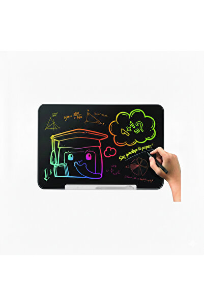 writing tablet سبورة كتابة ورسم LCD ذكية مقاس 22 إنش للأطفال والكبار، شاشة مل...