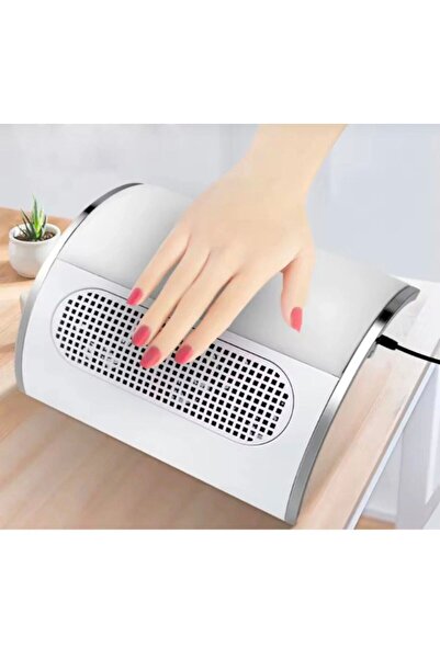 zerzembe Protez Tırnak Toz Toplama Makinesi 2 Motorlu 80 Watt