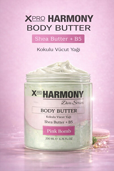 X Pro Harmony Xpro Harmony Body Butter Pink Bomb 200 ml – Shea Butter & Vitam...