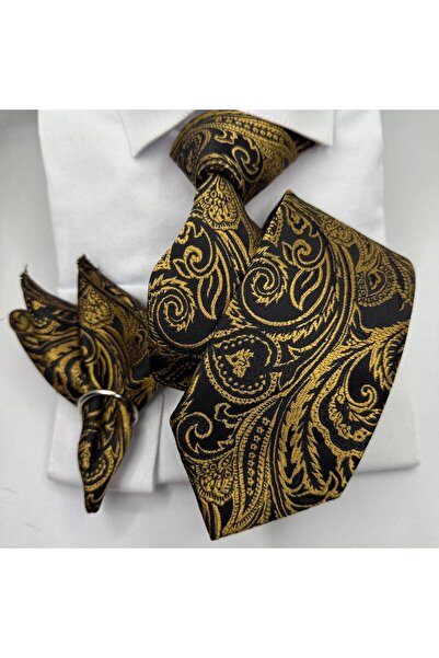 ilayda emir Cravată pentru bărbați cu design premium și eșarfă la guler