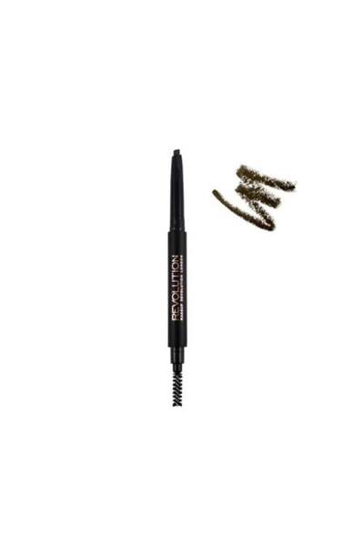 Revolution Dual Eyebrow Pencil - Medium Brown