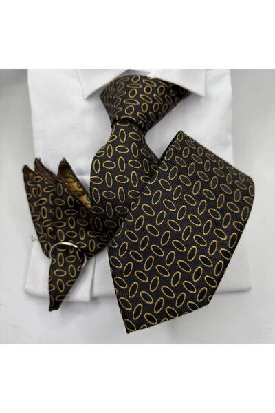 ilayda emir Cravată pentru bărbați cu design premium și eșarfă la guler