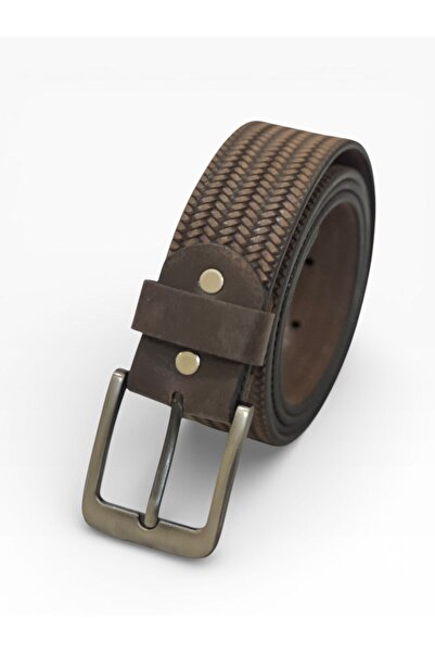 G-Atlantic Men’s 100% Genuine Leather Textured Belt | Long-Lasting Belt for J...