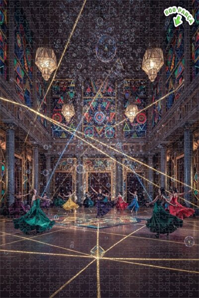 Teona Ahşap فن الرقص بالو 800 قطعة 70x50