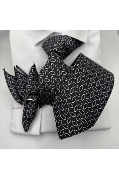 ilayda emir Cravată pentru bărbați cu design premium și eșarfă la guler