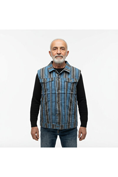 Kaizer Jeans Yeni Sezon Motorcu Erkek Siyah Kot Yelek 2026