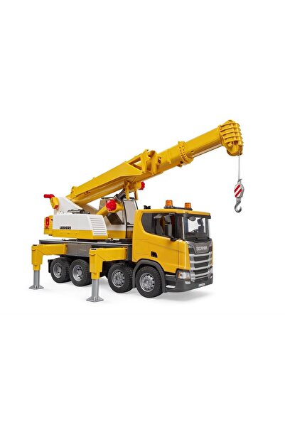 Bruder Scania 560R Liebherr Vinçli Kamyon 03571 SCANİA LİSANSLI ORJİNAL OYUNC...