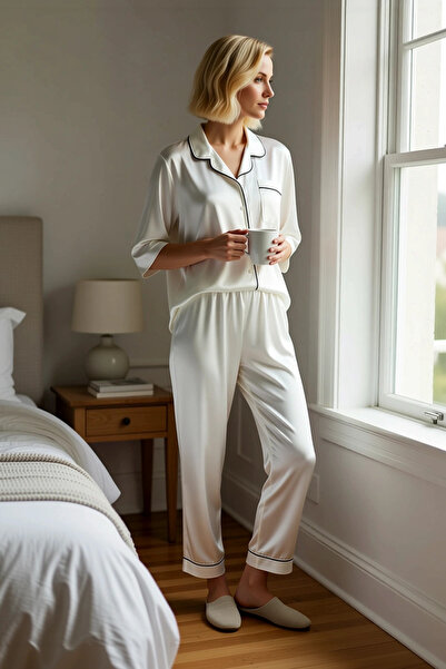 BENERLY Γυναικείο πουκάμισο με γιακά και μανίκια τριών τετάρτων, κανονική εφα...