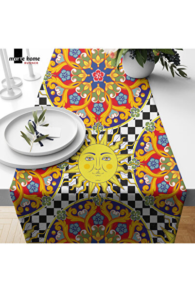 Marte Home Covor decorativ imprimat digital cu modele colorate 50x150 CM