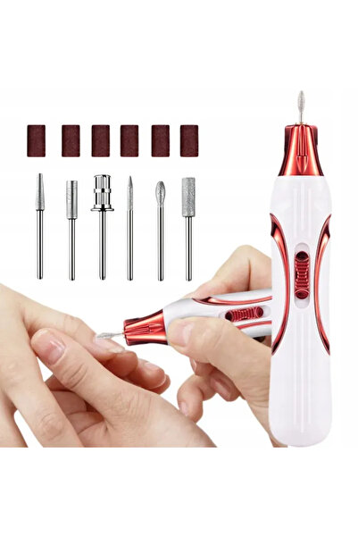 Bogadini Portable electric nail file with 1200 mAh battery, 2 speeds, for man...