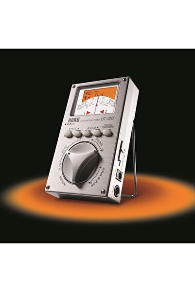 KORG OT-120 | Orkestra Tipi İğneli Akort Cihazı - Gümüş