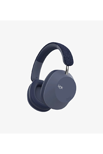 Linktech Kumaş Kaplama Bluetooth Kulaklık , HP3 Mavi Mikrofonlu Bluetoothlu K...