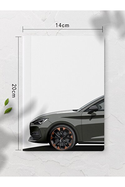 gxe.art Unlined Notebook Leon Car Patterned Notebook Notepad Mind and Memory ...
