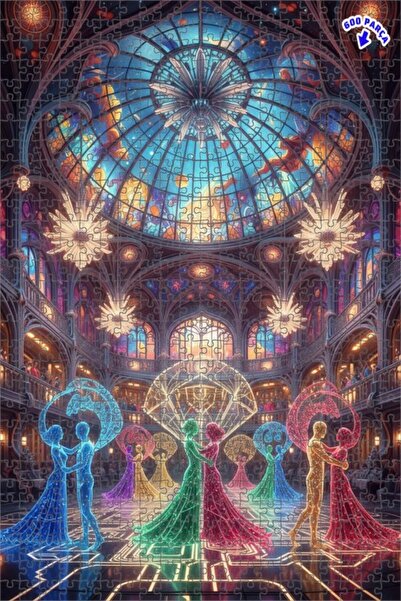 Teona Ahşap لغز خشبي بإطار ذو طابقين بتصميم عصري ولامع لقاعة الرقص الخيالية 6...