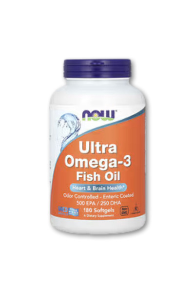 Now Foods Now Foods, Ultra Omega-3 Fish Oil, 180 Softgels