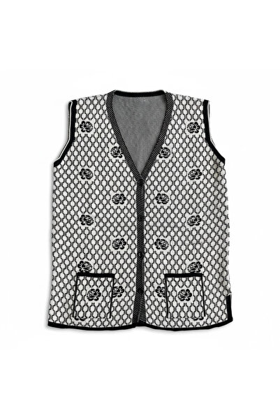 BİLGENS BUTİK Women's Relaxed Fit Knit Vest