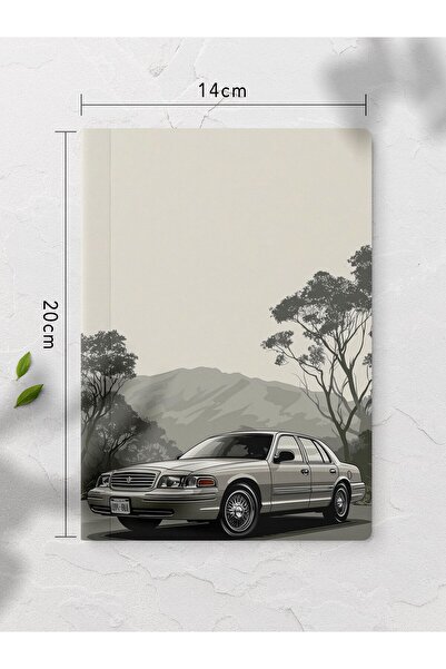 gxe.art Unlined Notebook American Car Pattern Notebook Notepad Mind and Memor...